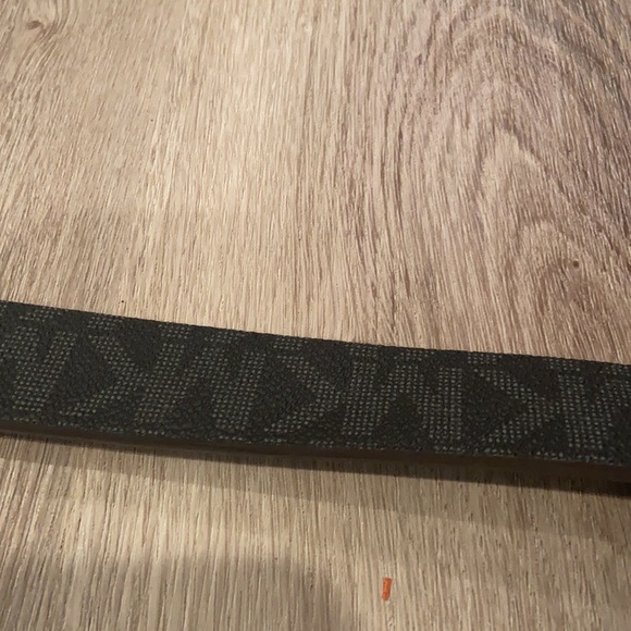 Michael Kors Brown/Gold Logo 38” Belt - Picture 3 of 3